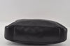 Authentic GUCCI Vintage Bamboo Hand Tote Bag Leather Black Junk 5259I