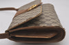 Authentic GUCCI 2Way Shoulder Cross Body Clutch Bag GG PVC Leather Brown 5260I