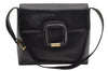 Authentic GUCCI Vintage Shoulder Bag Purse Leather Black Junk 5262I