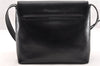 Authentic GUCCI Vintage Shoulder Bag Purse Leather Black Junk 5262I