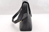 Authentic GUCCI Vintage Shoulder Bag Purse Leather Black Junk 5262I