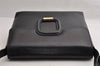 Authentic GUCCI Vintage Shoulder Bag Purse Leather Black Junk 5262I