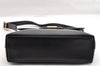 Authentic GUCCI Vintage Shoulder Bag Purse Leather Black Junk 5262I