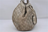 Authentic GUCCI Guccissima Sukey Shoulder Tote Bag GG Leather 211944 Gold 5263D