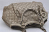 Authentic GUCCI Guccissima Sukey Shoulder Tote Bag GG Leather 211944 Gold 5263D