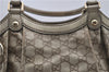 Authentic GUCCI Guccissima Sukey Shoulder Tote Bag GG Leather 211944 Gold 5263D