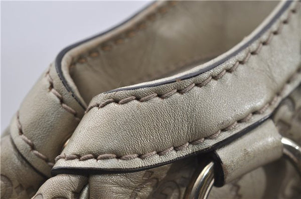 Authentic GUCCI Guccissima Sukey Shoulder Tote Bag GG Leather 211944 Gold 5263D