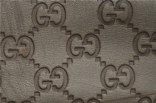 Authentic GUCCI Guccissima Sukey Shoulder Tote Bag GG Leather 211944 Gold 5263D