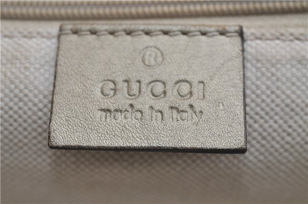 Authentic GUCCI Guccissima Sukey Shoulder Tote Bag GG Leather 211944 Gold 5263D