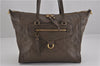 Auth Louis Vuitton Monogram Empreinte Lumineuse PM Tote Bag M93409 Brown 5265F