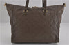 Auth Louis Vuitton Monogram Empreinte Lumineuse PM Tote Bag M93409 Brown 5265F