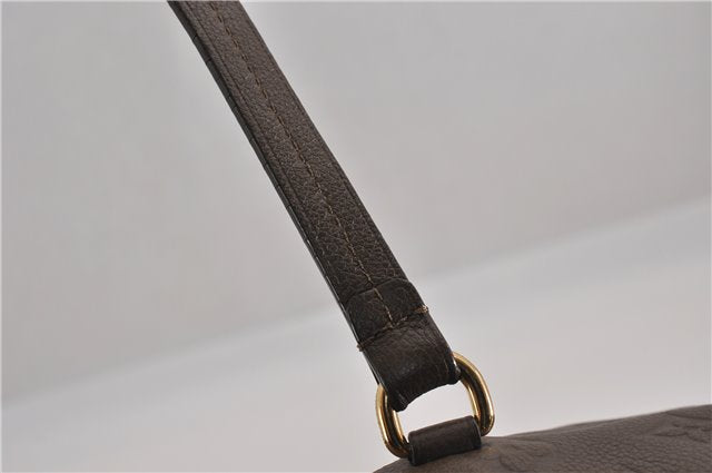 Auth Louis Vuitton Monogram Empreinte Lumineuse PM Tote Bag M93409 Brown 5265F