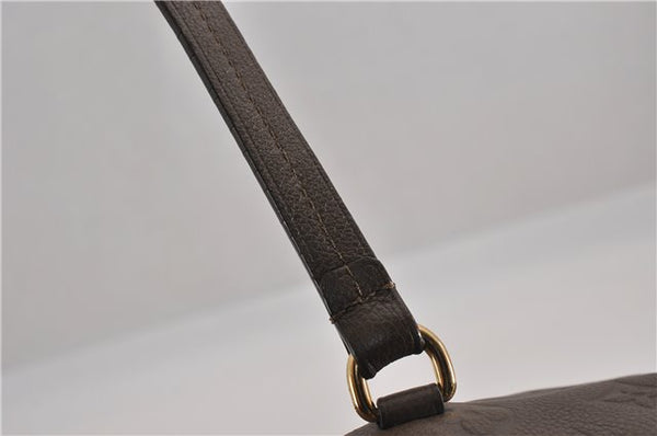 Auth Louis Vuitton Monogram Empreinte Lumineuse PM Tote Bag M93409 Brown 5265F