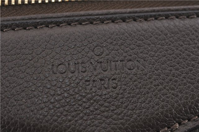 Auth Louis Vuitton Monogram Empreinte Lumineuse PM Tote Bag M93409 Brown 5265F
