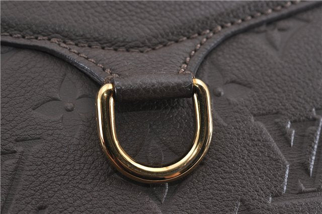 Auth Louis Vuitton Monogram Empreinte Lumineuse PM Tote Bag M93409 Brown 5265F