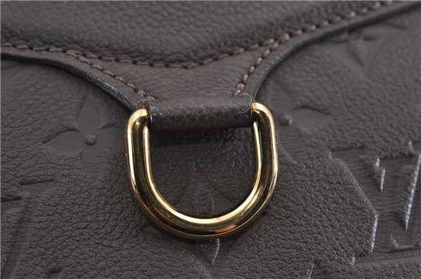 Auth Louis Vuitton Monogram Empreinte Lumineuse PM Tote Bag M93409 Brown 5265F