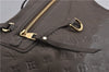 Auth Louis Vuitton Monogram Empreinte Lumineuse PM Tote Bag M93409 Brown 5265F