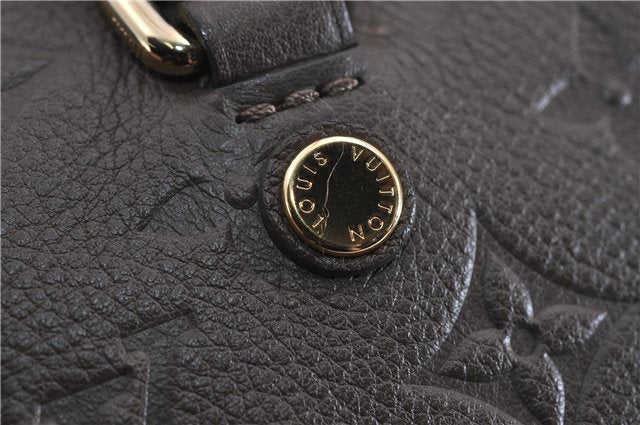 Auth Louis Vuitton Monogram Empreinte Lumineuse PM Tote Bag M93409 Brown 5265F