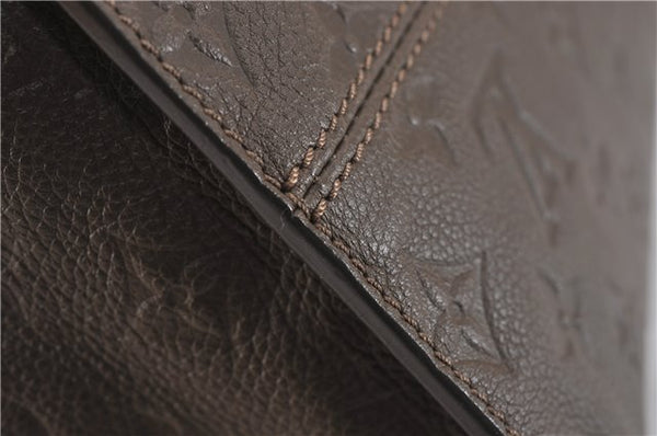 Auth Louis Vuitton Monogram Empreinte Lumineuse PM Tote Bag M93409 Brown 5265F