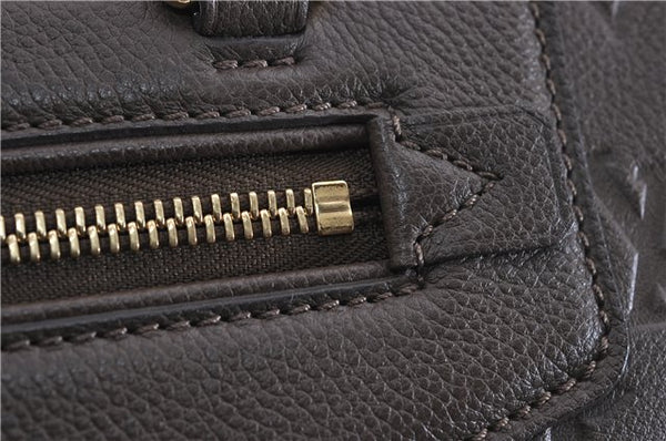 Auth Louis Vuitton Monogram Empreinte Lumineuse PM Tote Bag M93409 Brown 5265F