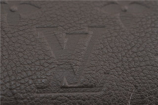 Auth Louis Vuitton Monogram Empreinte Lumineuse PM Tote Bag M93409 Brown 5265F