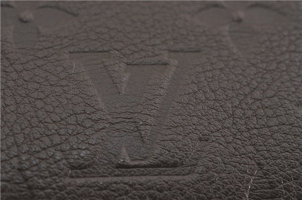 Auth Louis Vuitton Monogram Empreinte Lumineuse PM Tote Bag M93409 Brown 5265F