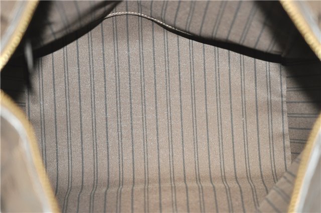 Auth Louis Vuitton Monogram Empreinte Lumineuse PM Tote Bag M93409 Brown 5265F