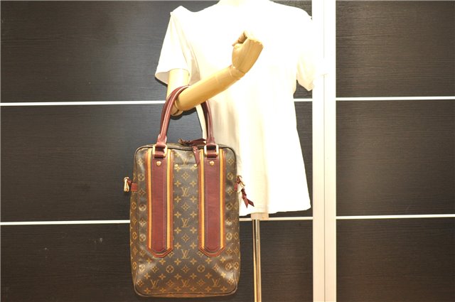 Louis Vuitton Monogram Bequia Porte Documents Vertical Tote Bag M95530 LV 5266F