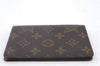 Auth LOUIS VUITTON Monogram Porte 2 Cartes Vertical Pass Case M60533 LV 5267C