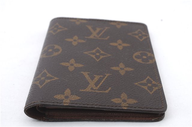 Auth LOUIS VUITTON Monogram Porte 2 Cartes Vertical Pass Case M60533 LV 5267C