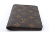 Auth LOUIS VUITTON Monogram Porte 2 Cartes Vertical Pass Case M60533 LV 5267C