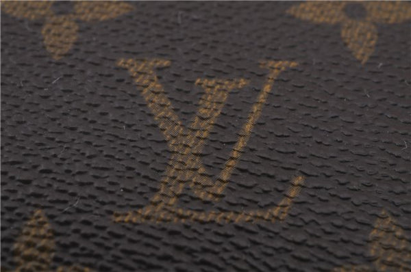 Auth LOUIS VUITTON Monogram Porte 2 Cartes Vertical Pass Case M60533 LV 5267C