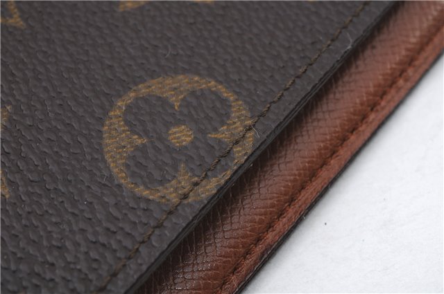 Auth LOUIS VUITTON Monogram Porte 2 Cartes Vertical Pass Case M60533 LV 5267C