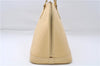 Authentic Louis Vuitton Epi Alma PM Hand Bag Ivory M5214A LV 5267E