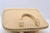 Authentic Louis Vuitton Epi Alma PM Hand Bag Ivory M5214A LV 5267E