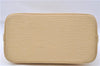Authentic Louis Vuitton Epi Alma PM Hand Bag Ivory M5214A LV 5267E