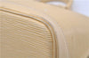 Authentic Louis Vuitton Epi Alma PM Hand Bag Ivory M5214A LV 5267E