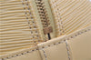 Authentic Louis Vuitton Epi Alma PM Hand Bag Ivory M5214A LV 5267E