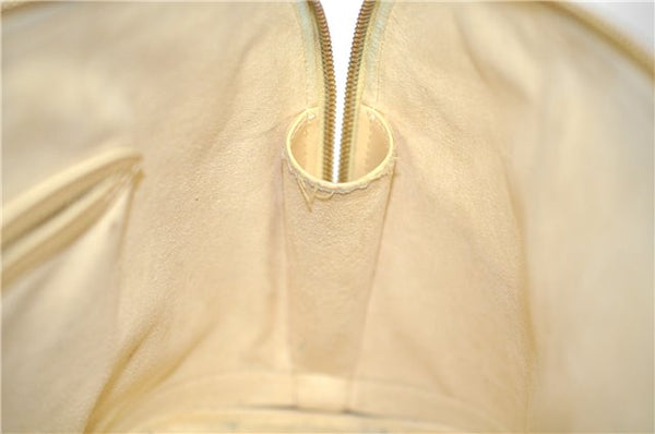 Authentic Louis Vuitton Epi Alma PM Hand Bag Ivory M5214A LV 5267E