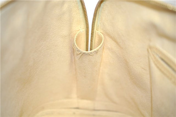 Authentic Louis Vuitton Epi Alma PM Hand Bag Ivory M5214A LV 5267E