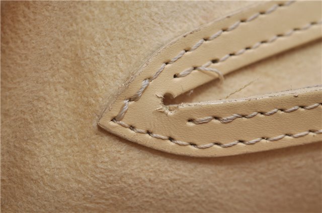 Authentic Louis Vuitton Epi Alma PM Hand Bag Ivory M5214A LV 5267E