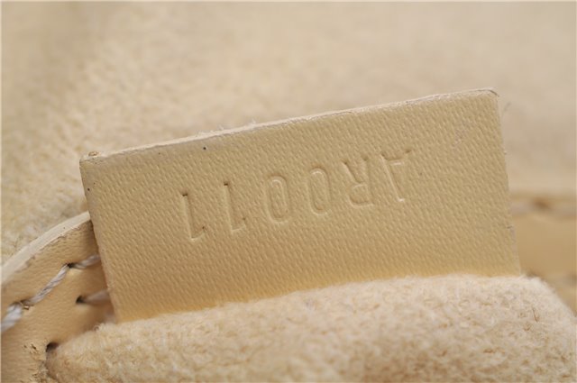 Authentic Louis Vuitton Epi Alma PM Hand Bag Ivory M5214A LV 5267E