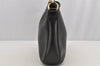Authentic GUCCI Vintage Bamboo Shoulder Bag Purse Leather 0011638 Black 5267I