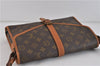 LOUIS VUITTON Monogram Portable Serviette Desktop Organizer Shoulder Bag 5269C