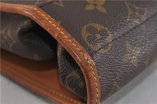 LOUIS VUITTON Monogram Portable Serviette Desktop Organizer Shoulder Bag 5269C