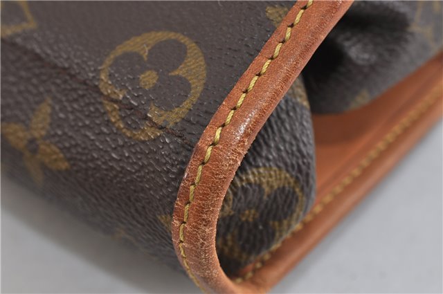 LOUIS VUITTON Monogram Portable Serviette Desktop Organizer Shoulder Bag 5269C