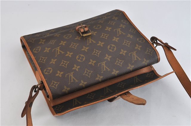 LOUIS VUITTON Monogram Portable Serviette Desktop Organizer Shoulder Bag 5269C