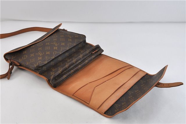 LOUIS VUITTON Monogram Portable Serviette Desktop Organizer Shoulder Bag 5269C