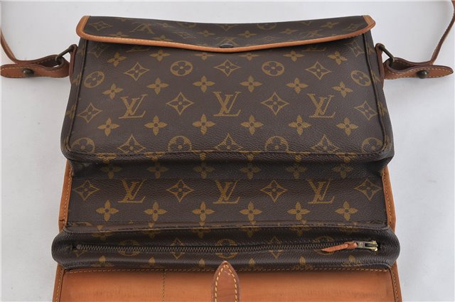 LOUIS VUITTON Monogram Portable Serviette Desktop Organizer Shoulder Bag 5269C