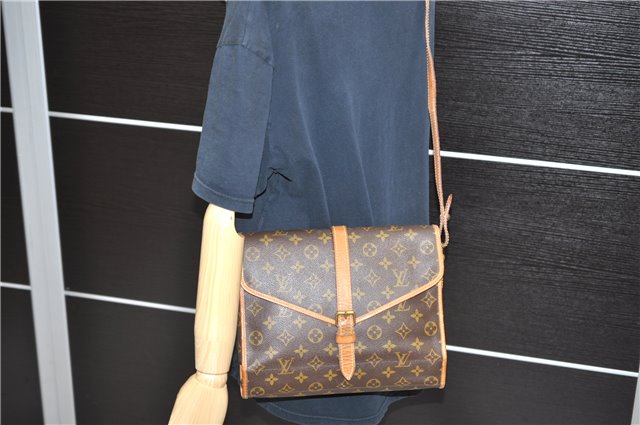 LOUIS VUITTON Monogram Portable Serviette Desktop Organizer Shoulder Bag 5269C